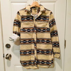 L.L. Bean Western button up tunic